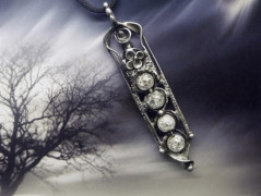 Donut jaspis obrázkový se stromem