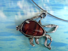 Donut jaspis obrázkový se stromem