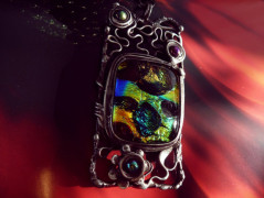 Donut jaspis obrázkový se stromem