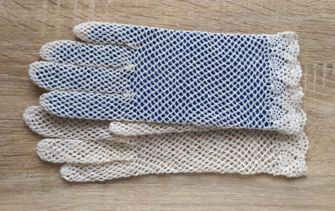 ecru káčkované rukavičky krajka rukavičky crochet háčkovaná krajka lace gloves 