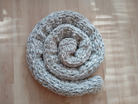 Měkká pletená maxi šála puffyŽíhaná dárek zima zimní teplo zachumlání  Měkká pletená maxi šála puffyŽíhaná dárek zima zimní teplo zachumlání