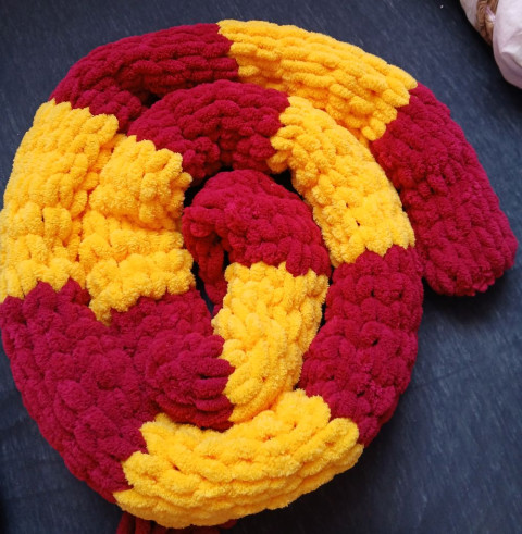 Měkká pletená maxi šála puffy.... dárek zima zimní teplo zachumlání  Měkká pletená maxi šála puffy.... dárek zima zimní teplo zachumlání