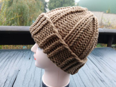 Měkká pletená deka puffy -mentolová