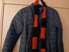 Pletená dutinková šála  SLEVA