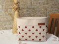 Látkový košík - s puntíky