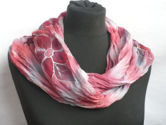 Luxusní saténový šátek Ekoprint 15.