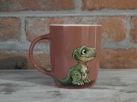 Hrnček - Dinosaurus Rex hrnek čaj káva dinosaurus animal tyranosaurus detské funny cup mug res 