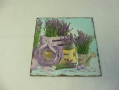 Polštář s motivem levandule