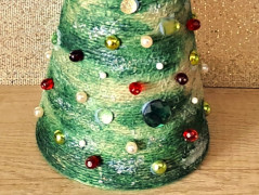 Vánoční lodičky - ořechové skořápky