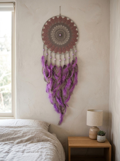 Lapač zlých snů 40 x 115 cm svatební sen lovec indián indiánský snění nad postel boho dream lapač dreamcatcher lovci lapač snů do ložnice lapače lapače snů do pracovny dreamcatchers 
