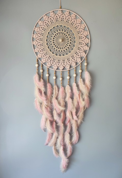 Lapač zlých snů 40 x 115 cm indián indiánský nad postel strážce boho dream lapač dreamcatcher lapač snů do ložnice 