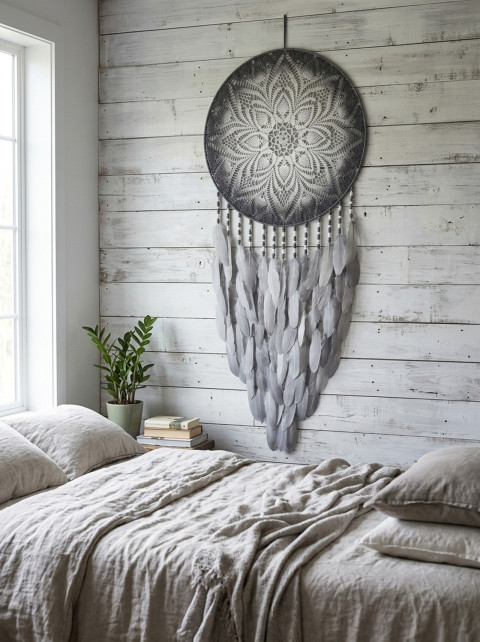 MAXI Lapač zlých snů 60 x 150 cm indián indiánský nad postel strážce boho dream lapač dreamcatcher lapač snů do ložnice 