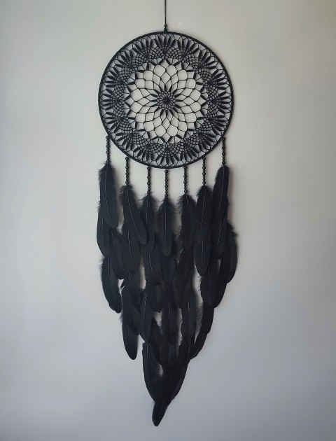 Lapač zlých snů 35 x 105 cm indián indiánský nad postel strážce boho dream lapač dreamcatcher lapač snů do ložnice 