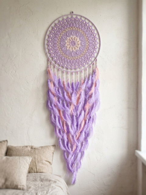 MAXI lapač zlých snů 50 x 160 cm indián indiánský nad postel strážce boho dream lapač dreamcatcher lapač snů do ložnice 