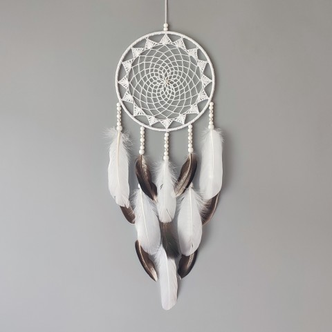 Lapač zlých snů 18 x 55 cm indián indiánský nad postel strážce boho dream lapač dreamcatcher lapač snů do ložnice 