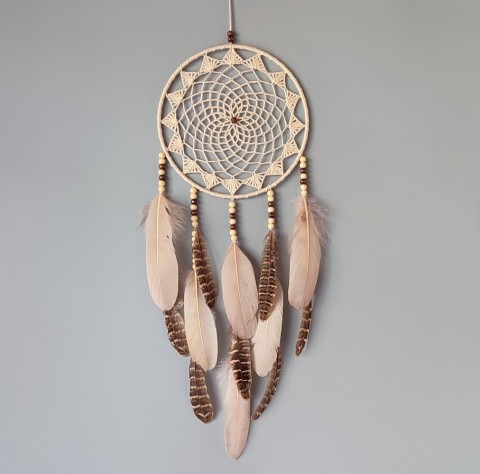 Lapač zlých snů 18 x 55 cm indián indiánský nad postel strážce boho dream lapač dreamcatcher lapač snů do ložnice 