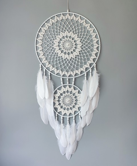 Lapač zlých snů 40 x 95 cm indián indiánský nad postel strážce boho dream lapač dreamcatcher lapač snů do ložnice 