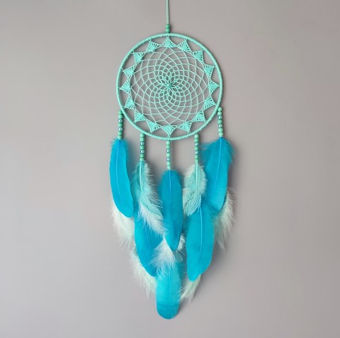 Lapač zlých snů 18 x 55 cm indián indiánský nad postel strážce boho dream lapač dreamcatcher lapač snů do ložnice 