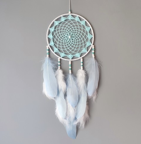 Lapač zlých snů 18 x 55 cm indián indiánský nad postel strážce boho dream lapač dreamcatcher lapač snů do ložnice 