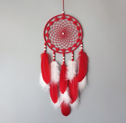 Lapač zlých snů 18 x 55 cm indián indiánský nad postel strážce boho dream lapač dreamcatcher lapač snů do ložnice 