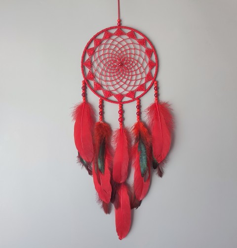 Lapač zlých snů 18 x 55 cm indián indiánský nad postel strážce boho dream lapač dreamcatcher lapač snů do ložnice 