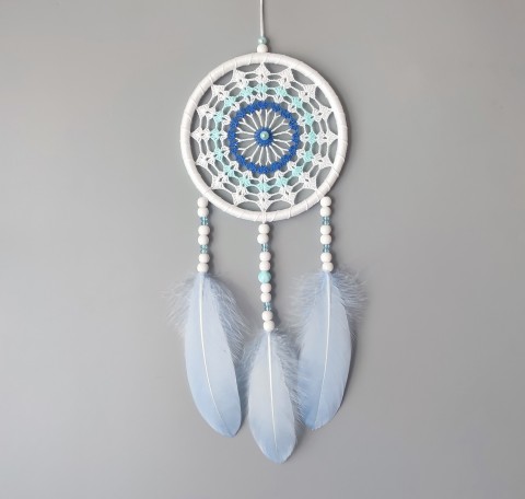 Lapač zlých snů 15 x 40 cm indián indiánský nad postel strážce boho dream lapač dreamcatcher lapač snů do ložnice 