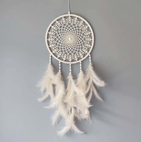 Lapač zlých snů 24 x 65 cm indián indiánský nad postel strážce boho dream lapač dreamcatcher lapač snů do ložnice 