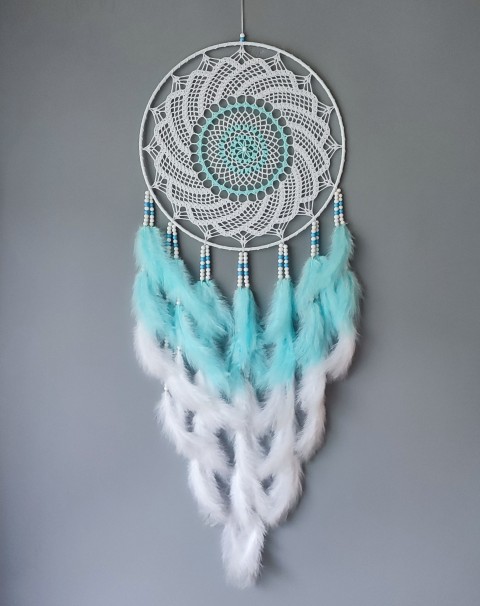 Lapač zlých snů 35 x 95 cm indián indiánský nad postel strážce boho dream lapač dreamcatcher lapač snů do ložnice 