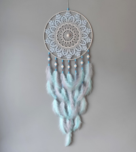 Lapač zlých snů  30 x 90 cm indián indiánský nad postel strážce boho dream lapač dreamcatcher lapač snů do ložnice 