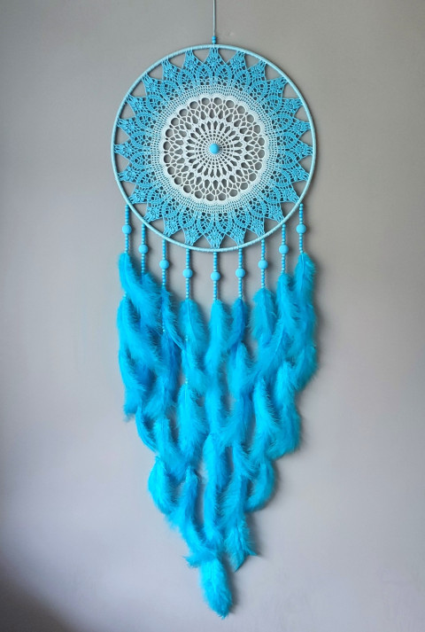 Lapač zlých snů  40 x 115 cm indián indiánský nad postel strážce boho dream lapač dreamcatcher lapač snů do ložnice 