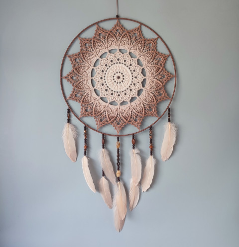 Lapač zlých snů  45 x 85 cm indián indiánský nad postel strážce boho dream lapač dreamcatcher lapač snů do ložnice 