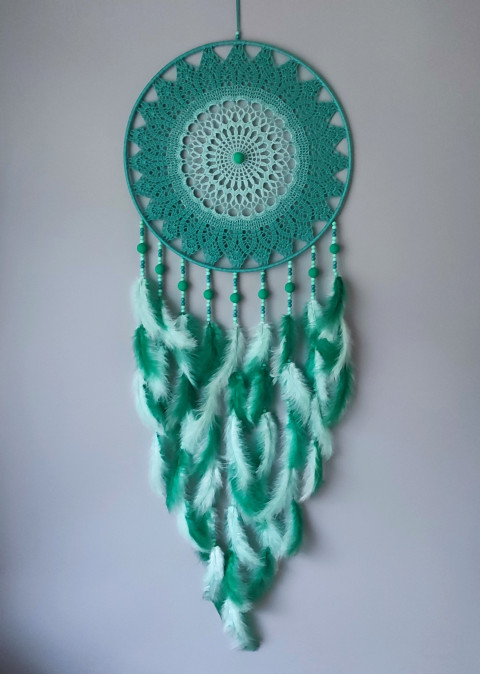 Lapač zlých snů 40 x 115 cm indián indiánský nad postel strážce boho dream lapač dreamcatcher lapač snů do ložnice 