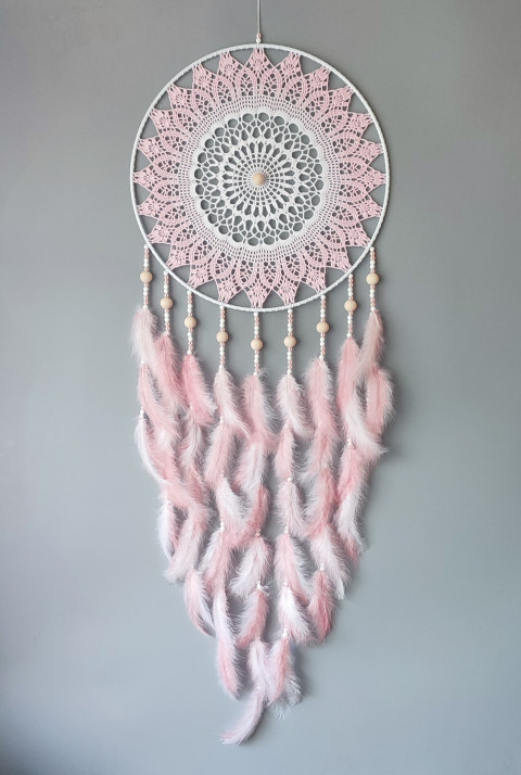 Lapač zlých snů  40 x 115 cm indián indiánský nad postel strážce boho dream lapač dreamcatcher lapač snů do ložnice 