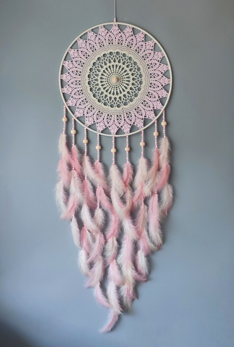 Lapač zlých snů 40 x 115 cm indián indiánský nad postel strážce boho dream lapač dreamcatcher lapač snů do ložnice 