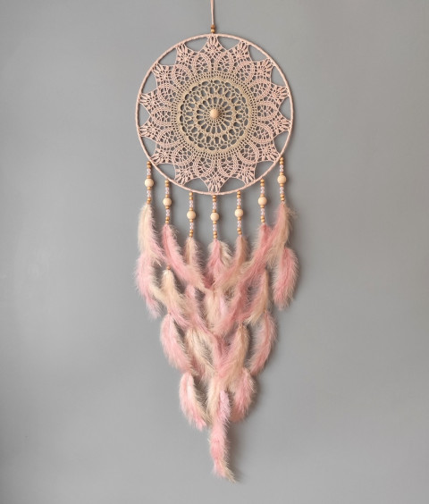 Lapač zlých snů 30 x 90 cm indián indiánský nad postel strážce boho dream lapač dreamcatcher lapač snů do ložnice 