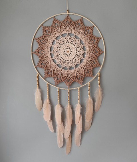 Lapač zlých snů  45 x 90 cm indián indiánský nad postel strážce boho dream lapač dreamcatcher lapač snů do ložnice 