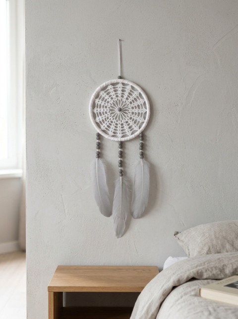 Lapač zlých snů 15 x 40 cm indián indiánský nad postel strážce boho dream lapač dreamcatcher lapač snů do ložnice 