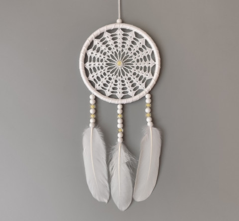 Lapač zlých snů 15 x 40 cm indián indiánský nad postel strážce boho dream lapač dreamcatcher lapač snů do ložnice 