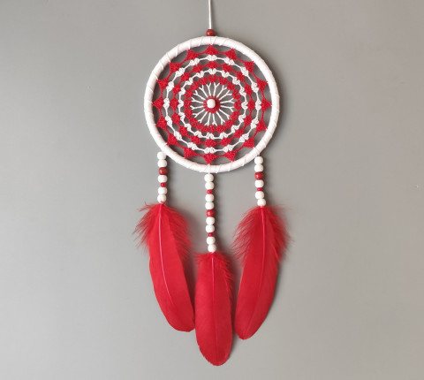 Lapač zlých snů 15 x 40 cm indián indiánský nad postel strážce boho dream lapač dreamcatcher lapač snů do ložnice 