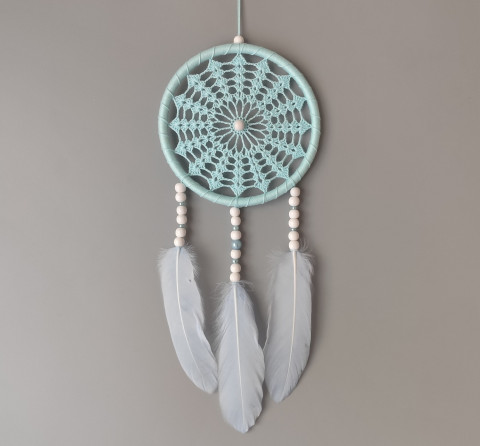 Lapač zlých snů 15 x 40 cm indián indiánský nad postel strážce boho dream lapač dreamcatcher lapač snů do ložnice 