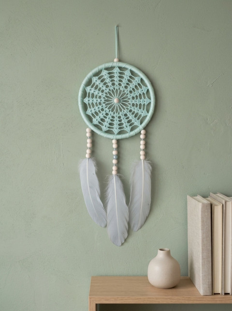 Lapač zlých snů 15 x 40 cm indián indiánský nad postel strážce boho dream lapač dreamcatcher lapač snů do ložnice 