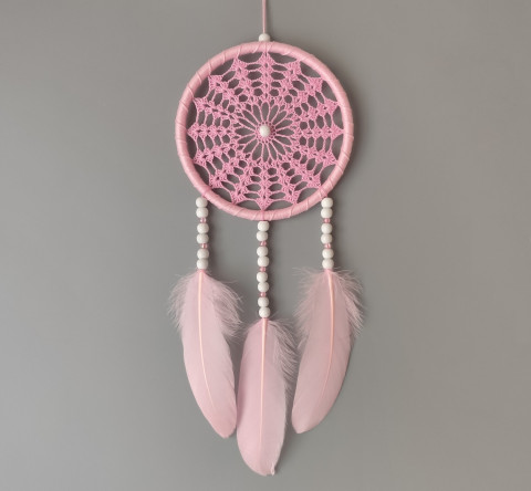 Lapač zlých snů 15 x 40 cm indián indiánský nad postel strážce boho dream lapač dreamcatcher lapač snů do ložnice 