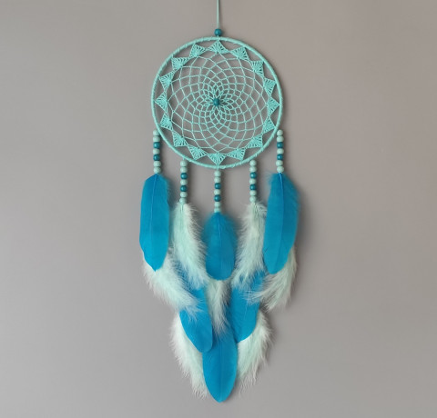 Lapač zlých snů 18 x 55 cm indián indiánský nad postel strážce boho dream lapač dreamcatcher lapač snů do ložnice 