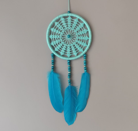 Lapač zlých snů 15 x 40 cm indián indiánský nad postel strážce boho dream lapač dreamcatcher lapač snů do ložnice 