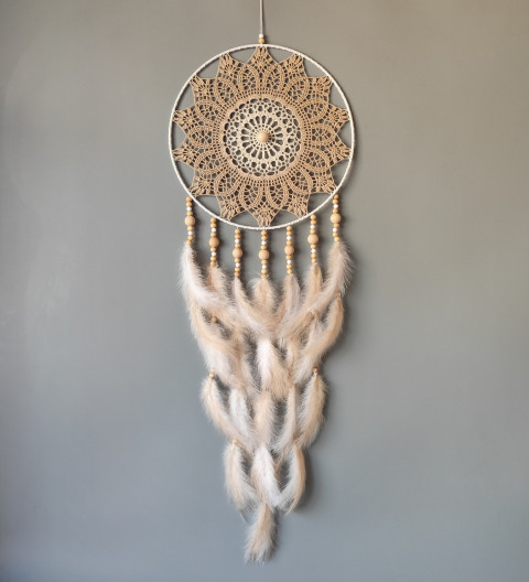 Lapač zlých snů 30 x 90 cm indián indiánský nad postel strážce boho dream lapač dreamcatcher lapač snů do ložnice 