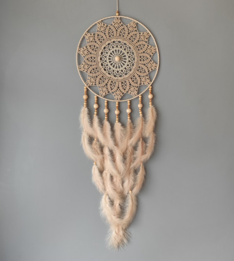 Lapač zlých snů 30 x 90 cm indián indiánský nad postel strážce boho dream lapač dreamcatcher lapač snů do ložnice 