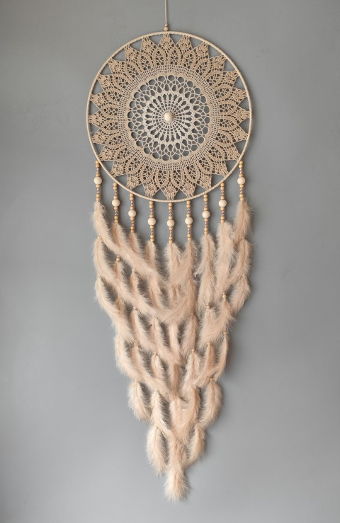 Lapač zlých snů  40 x 115 cm indián indiánský nad postel strážce boho dream lapač dreamcatcher lapač snů do ložnice 