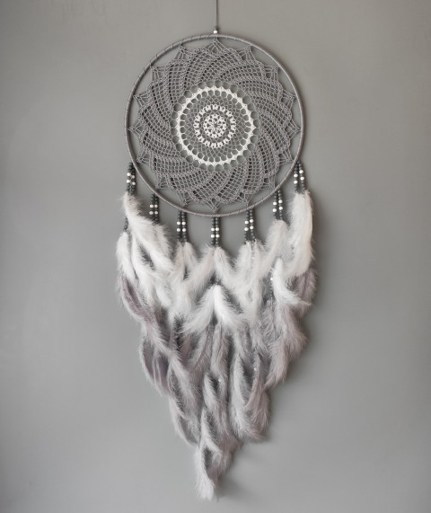 Lapač zlých snů 35 x 95 cm indián indiánský nad postel strážce boho dream lapač dreamcatcher lapač snů do ložnice 