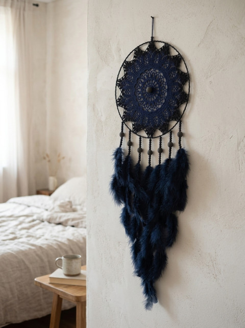 Lapač zlých snů 30 x 90 cm indián indiánský nad postel strážce boho dream lapač dreamcatcher lapač snů do ložnice 