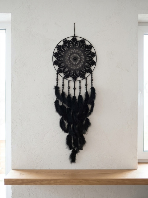 Lapač zlých snů 30 x 90 cm indián indiánský nad postel strážce boho dream lapač dreamcatcher lapač snů do ložnice 